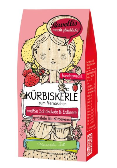 Kürbiskerne - Weiße Schokolade & Erdbeere